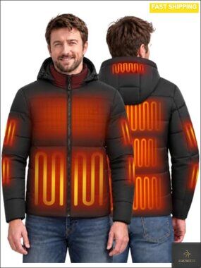 Heated Jacket 15-Zone Dual Control Waterproof Softshell Winter Coat
